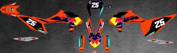 ktm - rebull - enduro - exc - excf - 2023 - 2022 - 2021 - 2020 - kit deco - perso -