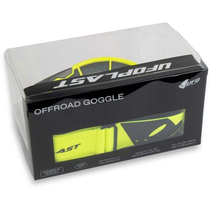 lunette , masque , mx , motocross , ufo , jaune , fluo , casque , enduro , wise pro ,