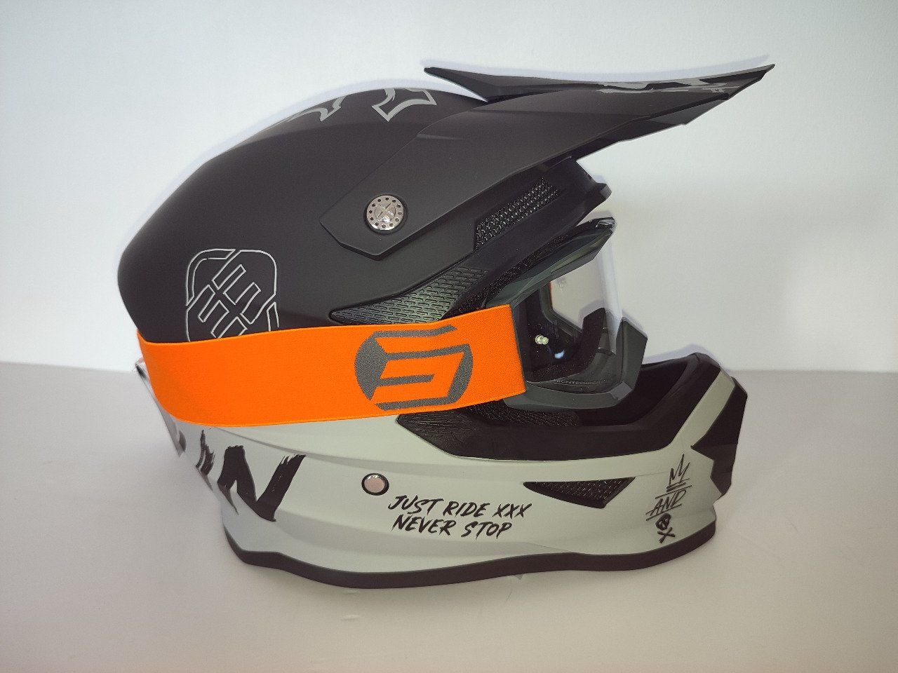 Casque moto cross + lunette - Mx2store