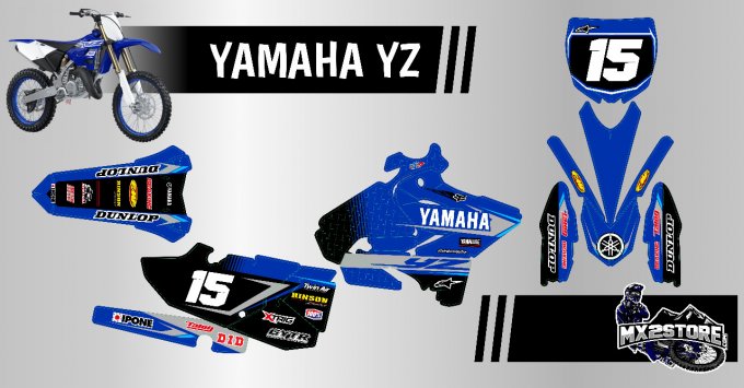 Kit Perso YAMAHA YZ / YZF / WRF 65 > 450  - 2020 ,2021 ,2022 ,2023 ,2024