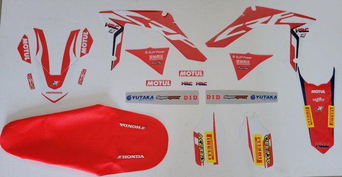 Kit déco honda , kit déco crf hrc , kit déco crf 250 année 2018 2019 2020 2021 / 450 année 2017 2018