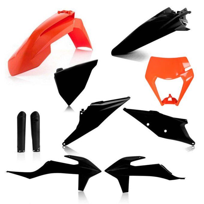 Kit plastiques KTM EXC / EXCF  année 2020-2023 BICOLOR