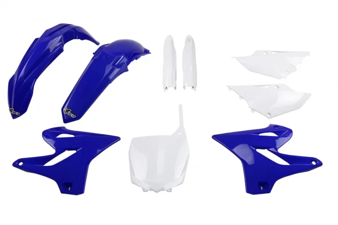 plastique , kit ,Yamaha-YZ-125-250-2015-2021-BLEU-BLANC-