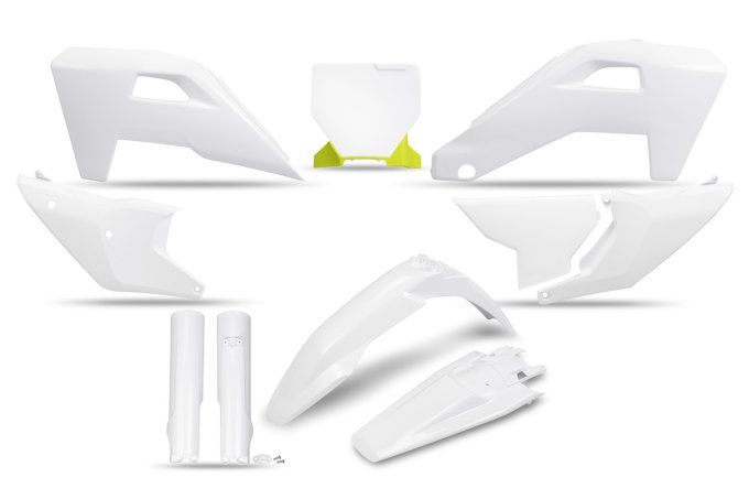 plastiques , kit , husqvarana , hva , 2025 , 2026 , blanc , 125 , 250 , 300 , 350 , 450 ,