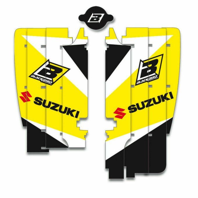 Stickers autocollant Grille de radiateur radiator SUZUKI RM 125/250 2001 > 2008