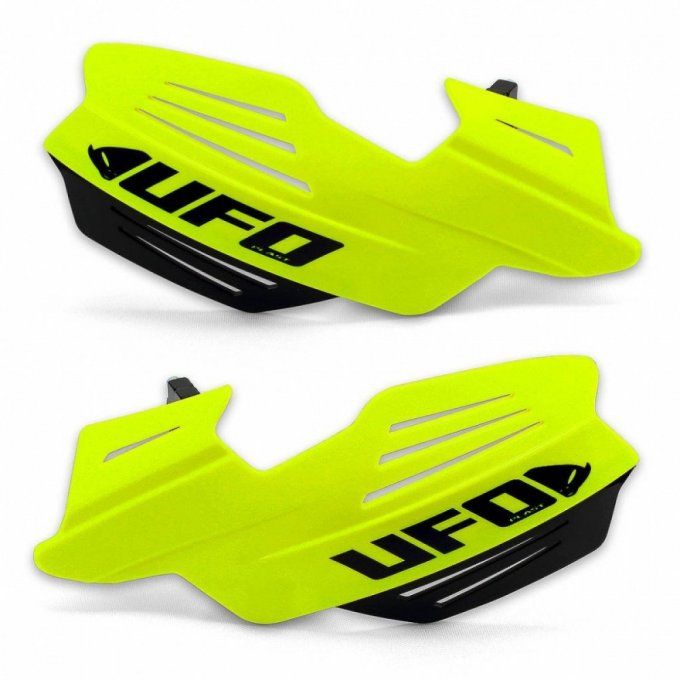 protege , mains , ufo , motocross ,  BLANC , ENDURO , jaune , fluo ,mx