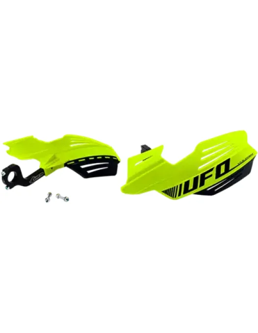 protege , mains , ufo , motocross ,  BLANC , ENDURO , jaune , fluo ,mx