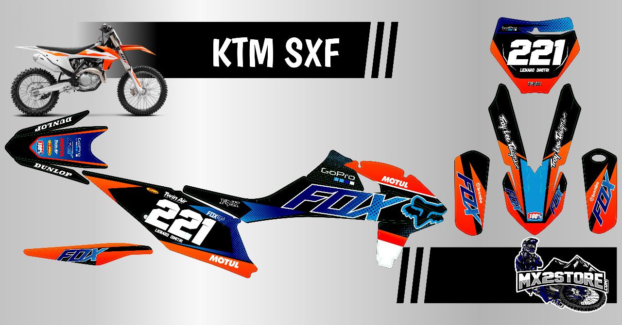 Kit Perso fox KTM SX / SXF / EXC 2000 > 2023